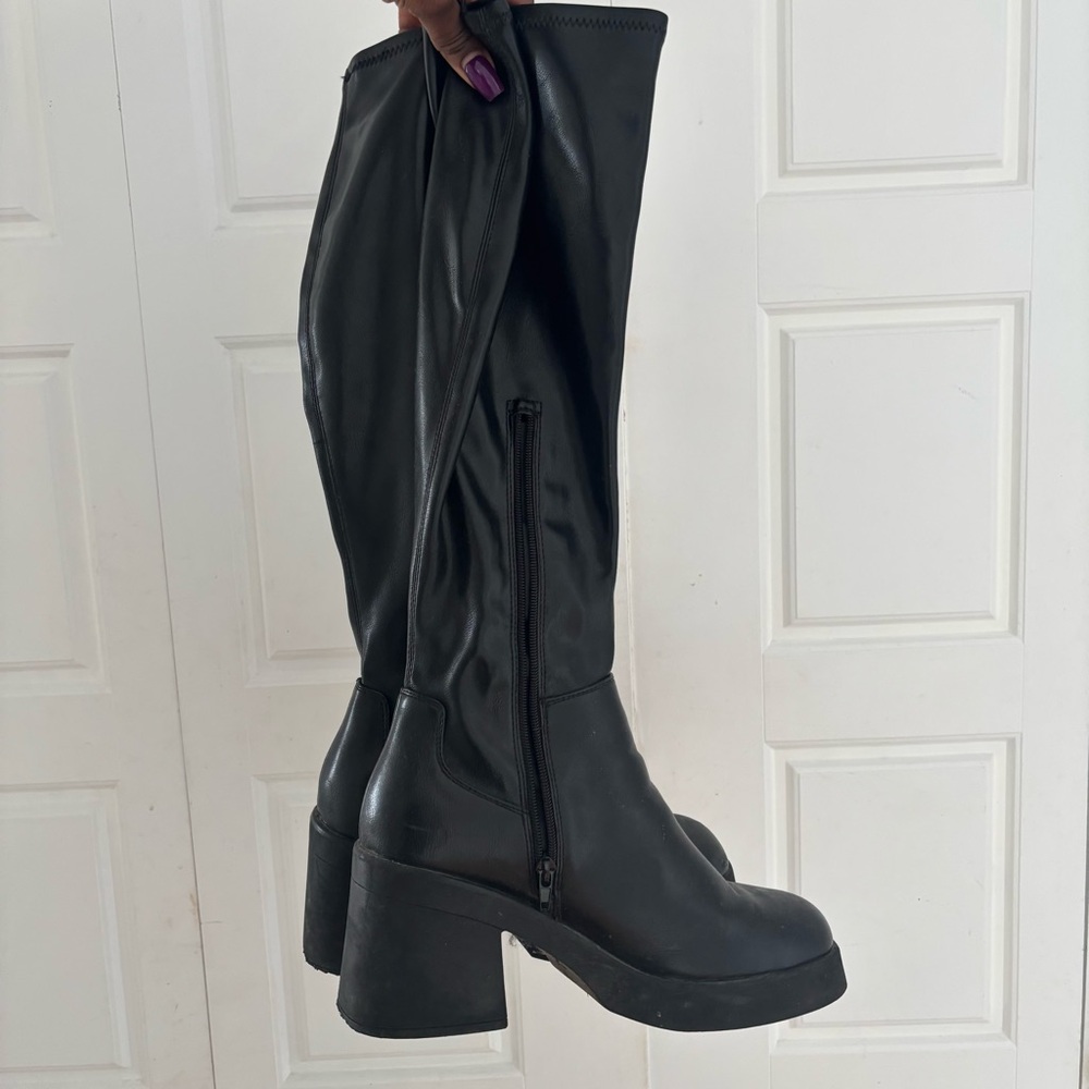 SOLD - Call It Spring Black Knee-High Women's Boots